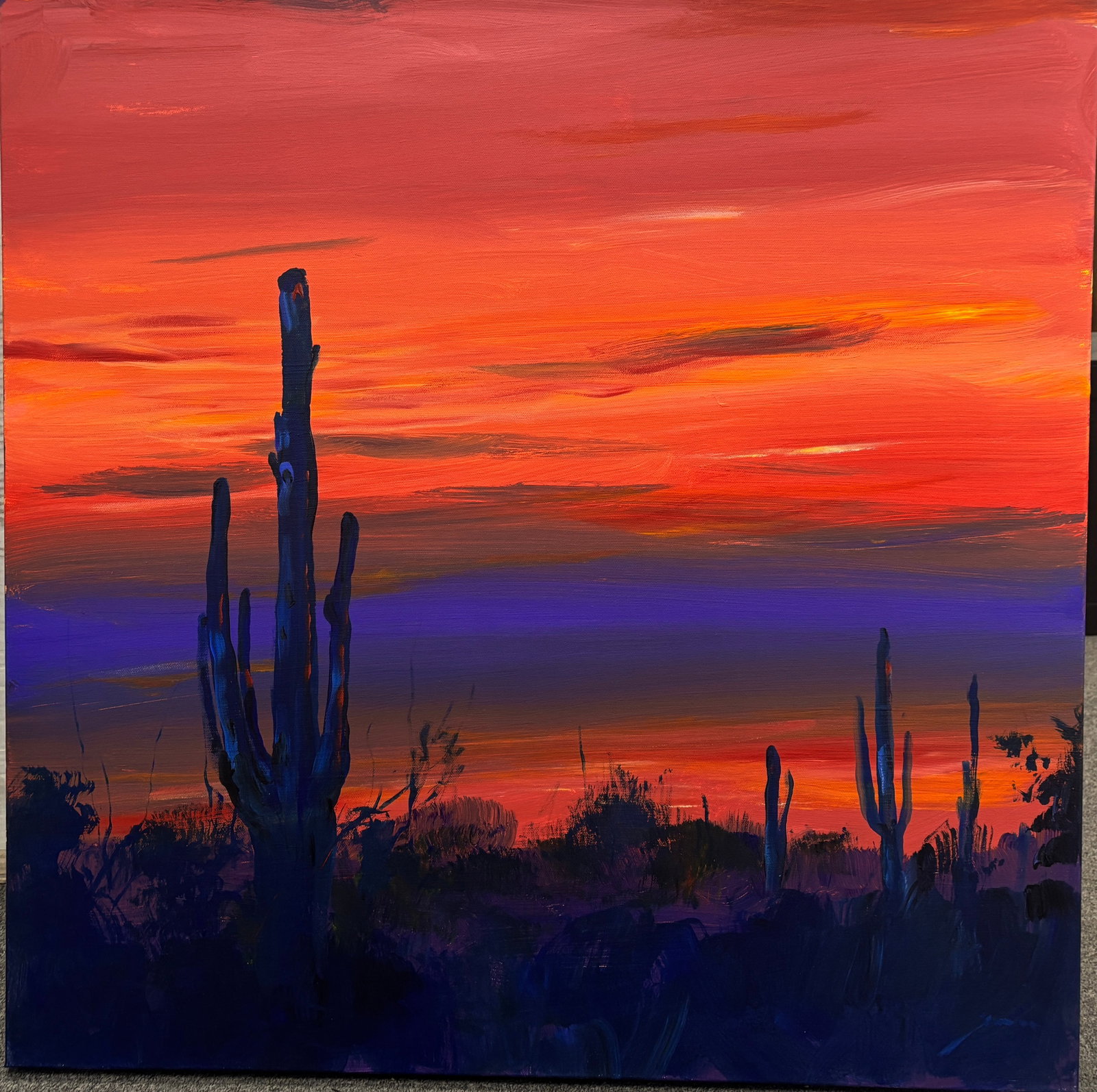 Michael Schofield (American 1947) Original Painting on canvas by Michael Schofield: Michael Schofield (American 1947) Original Painting on canvas. Approx. 40x30 inches. One-of-a-kind original. Hand signed by the artist. Includes certificate of authenticity. This work was purchased di