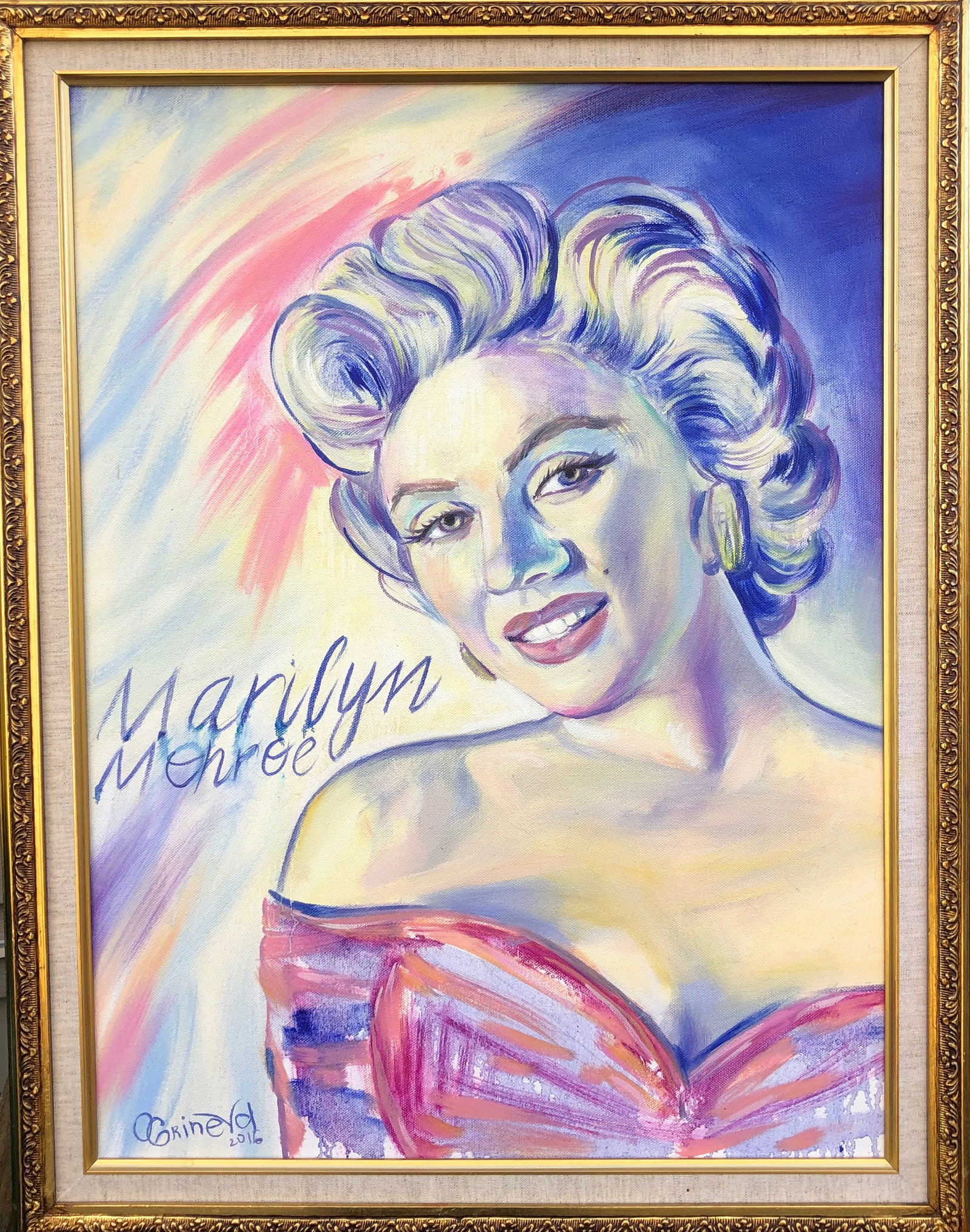 Oksana Grineva Original oil painting on canvas: Oksana Grineva Original oil painting on canvas. One of a kind original. Hand signed by the artist. 24 x 30 inches approx image size Includes certificate of authenticity. Custom framed. This work was p