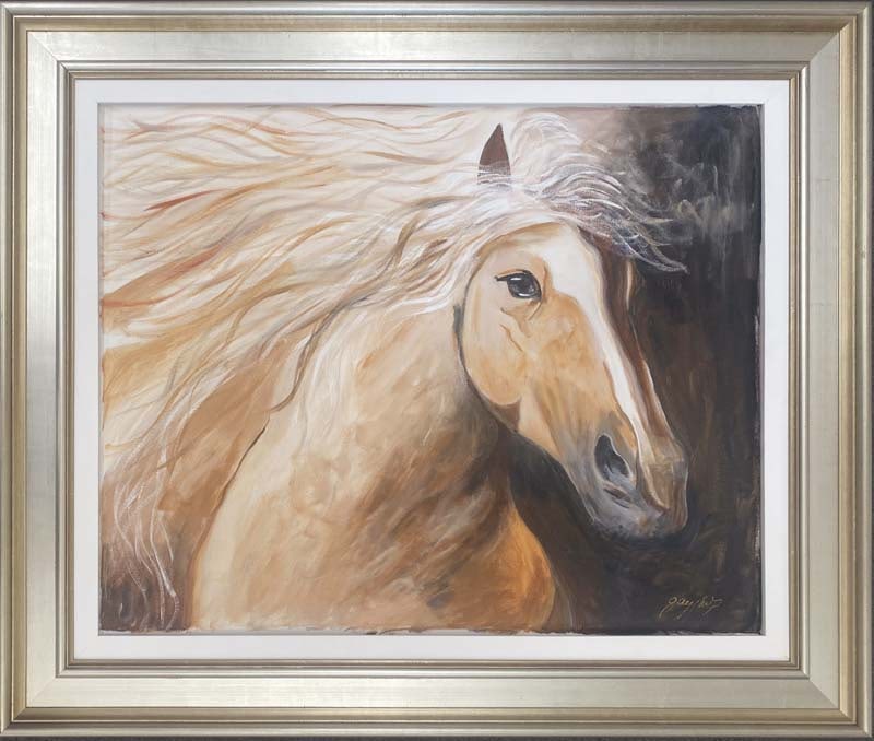 Gaylord Soli (American 1939) Original mixed media Painting on canvas by Gaylord Soli: Gaylord Soli (American 1939) Original mixed media painting on canvas. One of a kind original. Hand signed by the artist. Approx 24 x 30 inches image size. Includes Certificate of Authenticity. Custom 