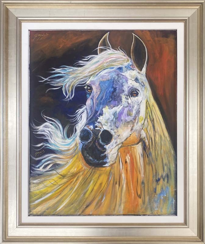 Gaylord Soli (American 1939) Original Mixed Media Painting on canvas by Gaylord Soli: Gaylord Soli (American 1939) Original Mixed Media Painting on canvas One of a kind original. Hand signed by the artist. 24 x 30 inches approx image size Includes certificate of authenticity. Custom fr