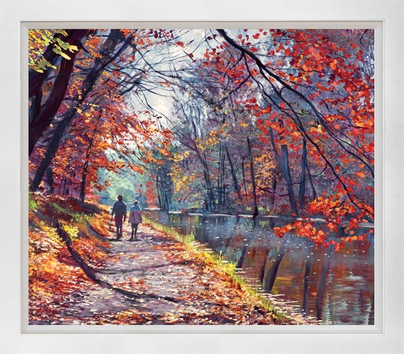 David Lloyd Glover (American 1949) Walking Together Mixed Media Original Painting on canvas by David: Mixed media on canvas by David Lloyd Glover Hand signed by the artist. On canvas image size. Approx image size 18x24 inches. Custom framed and includes certificate. This work was purchased directly fr