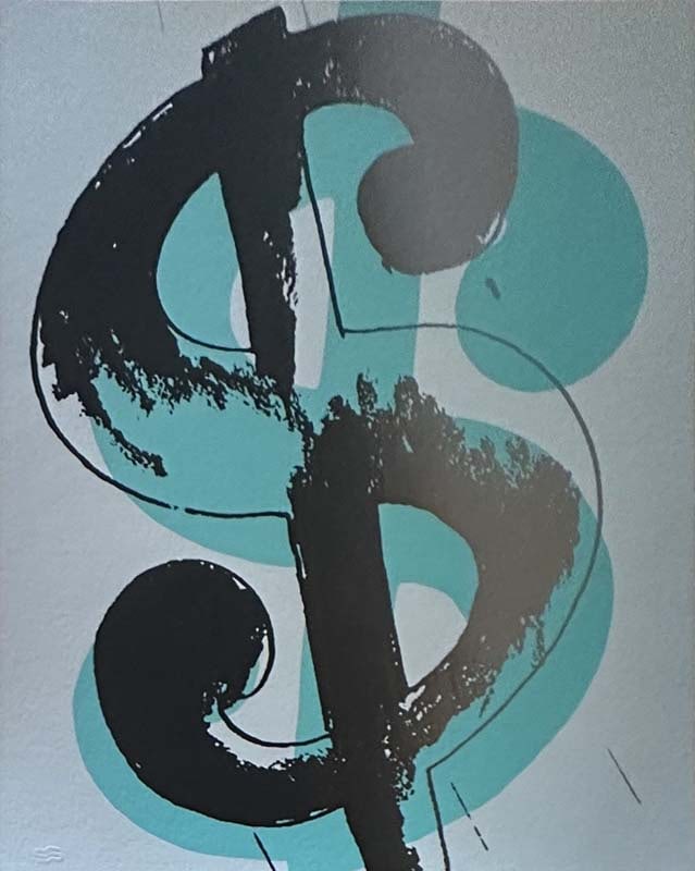 Andy Warhol (American 1928-1987) Serigraph $ (1 of 1)