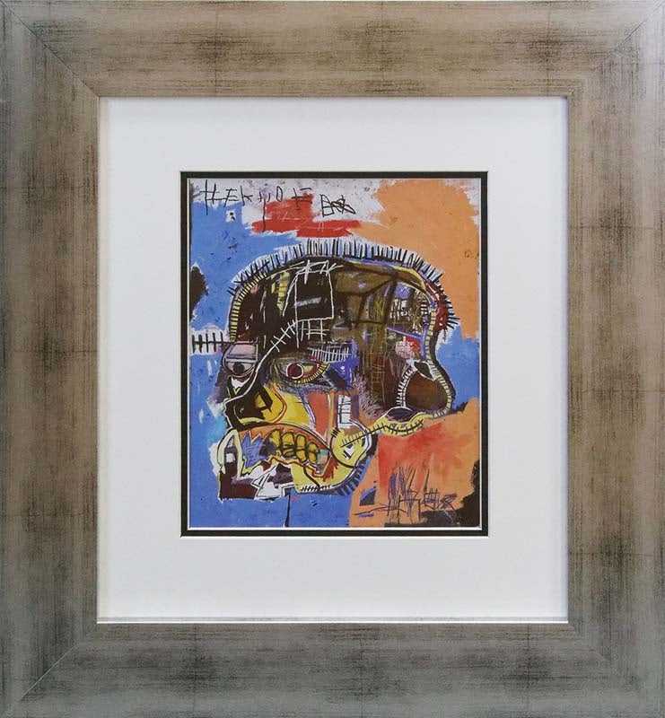 Jean-Michel Basquiat (American 1960-1988) Art Print: Jean-Michel Basquiat (American 1960-1988) Color Plate Lithograph from 1984. Approx 22x20 inches. Professionally framed. Includes Certificate of documentation. Art Artwork Artist.