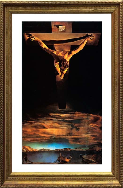 Salvador Dali (Spanish 1904-1989) St. John on the cross Limited Lithograph: Salvador Dali (Spanish 1904-1989) St. John on The Cross - Salvador Dali (Spanish 1904-1989) Limited Edition on paper . approx. 24 x 33 inches. The signature is in the plate. Includes documentation. Ar