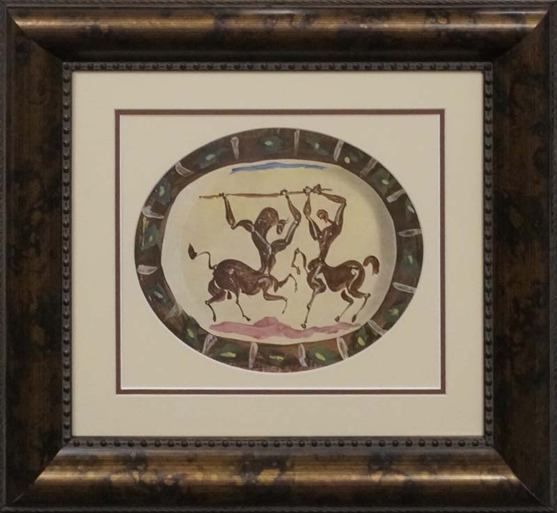 Pablo Picasso (Spanish 1881-1973) Serigraph Limited Edition: Pablo Picasso (Spanish 1881-1973) Serigraph Limited EditionPablo Picasso Serigraph Limited Edition. Custom framed and includes documentation Art Artwork Artist.