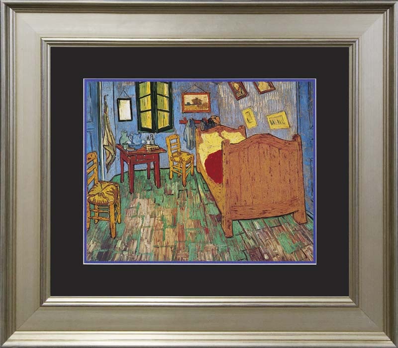Vincent Van Gogh (Netherlands 1853-1890) Bedroom 1889 Color Plate Lithograph after Van Gogh: Vincent Van Gogh (Netherlands 1853-1890) Bedroom 1889 Color Plate Lithograph after Van Gogh The signature is in the plate. Documentation is included. Approx. 25x26. Custom framed. Art Artwork Artist.