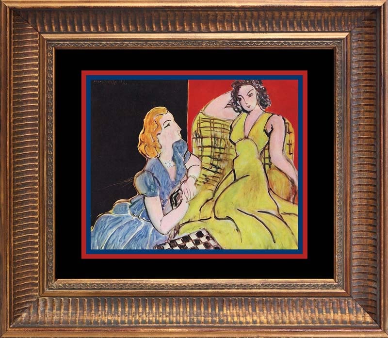 Henri Matisse (French 1869-1954) 1968 Lithograph after Matisse: Henri Matisse (French 1869-1954) Lithograph from 1968. The signature is in the plate. Approx 24x20 inches. Professionally framed. Includes certificate. Art Artwork Artist.