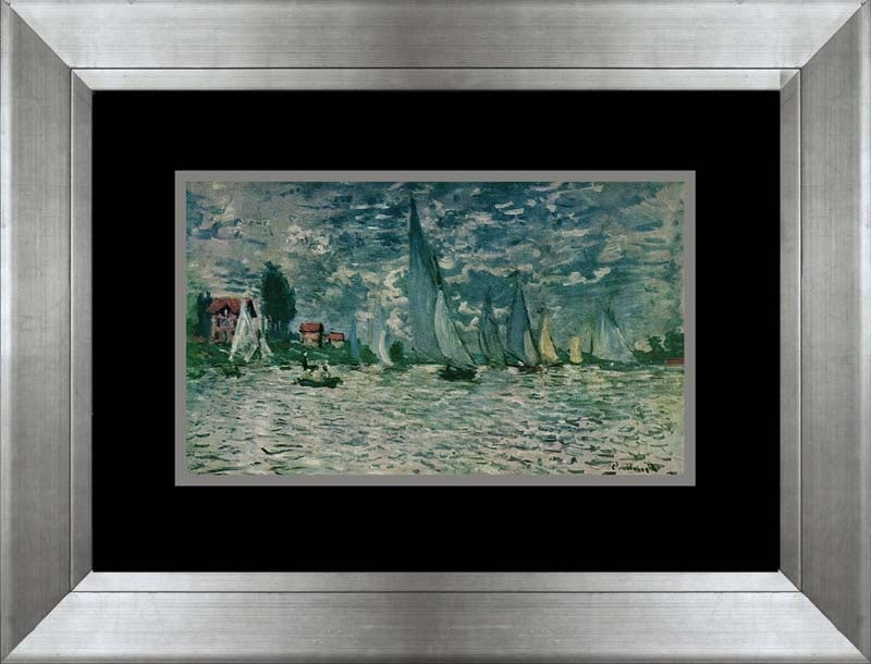 Claude Monet (French 1840-1926) Fine Art Print after Monet: Claude Monet Lithograph after Monet The signature is in the plate. Custom framed. Approx 24x20 inches. Includes documentation Art Artwork Artist.