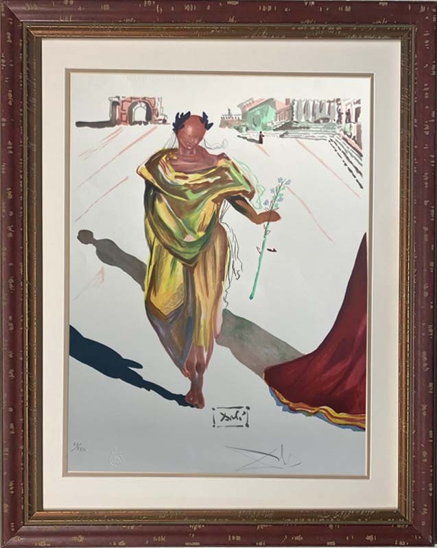 Salvador Dali (Spanish 1904-1989) Limited Edition Lithograph Ovide Love Suite: Salvador Dali (Spanish 1904-1989) Limited Edition Lithograph Ovide Love SuiteSalvador Dali Limited Edition original lithograph from The Art of Loving Ovide 1979. Lithograph in Colors. Hand signed and 