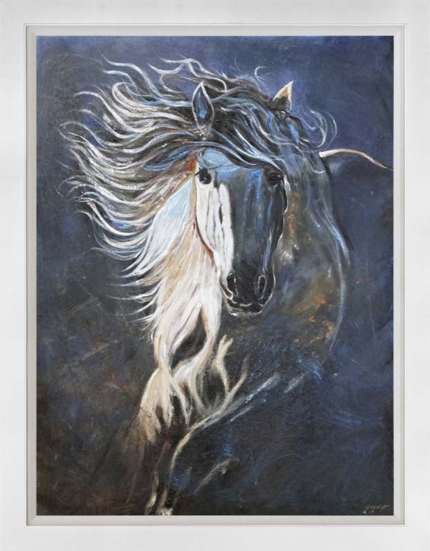 Gaylord Soli (American 1939) Original Mixed Media Painting on canvas Gaylord Soli: Gaylord Soli (American 1939) Original Mixed Media Painting on canvas. Hand signed by the artist. Approx 40x 30 inches. Includes certificate of authenticity. Custom framed. This work was purchased dire