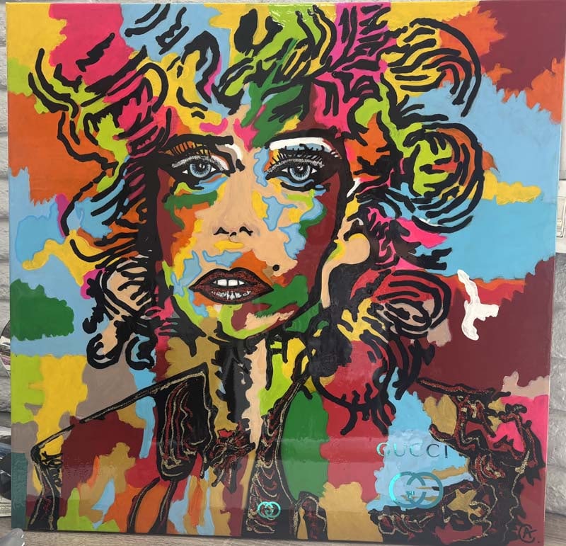 Original oil painting on canvas by Art Chorny (American - Ukranian 1965): Original Painting on canvas by Art Chorny Approx 30x30 inches image size One of a kind original Hand signed by the Artist and includes certificate of authenticity. Art Artwork Artist.