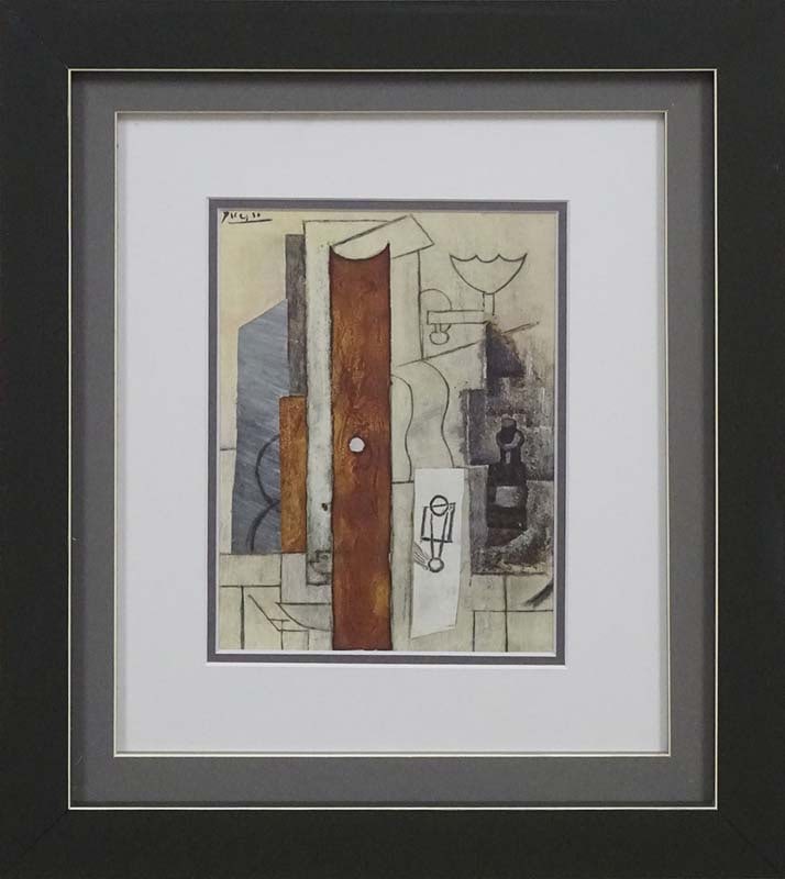 Pablo Picasso (Spanish 1881-1973) Lithograph from 1969: Pablo Picasso (Spanish 1881-1973) Lithograph from 1969. Approx 24x20 inches. Custom framed and includes documentation Art Artwork Artist.