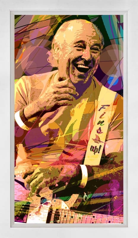 David Lloyd Glover (American 1949) Jimmy Buffett Feelin Good Mixed Media Original Painting on canvas: Mixed Media Original Painting on canvas David Lloyd Glover. One of a kind. Hand signed by the artist. On canvas Approx image size 24 x18 inches Custom framed and includes certificate. This work was pu