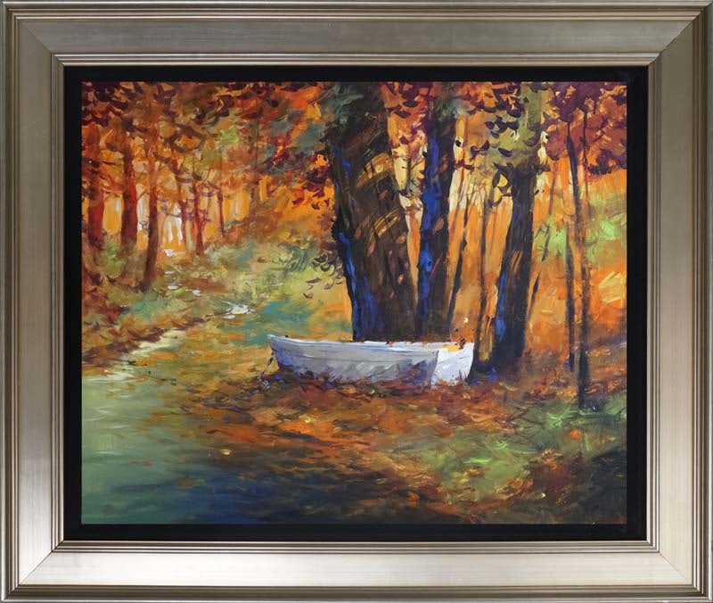 Michael Schofield (American 1947) Original on canvas Michael Schofield: Michael Schofield (American 1947) Original Painting on canvas One of a kind original Landscape Hand signed by the artist. Approx 30 x 40 inches. Custom framed and includes certificate. This work was p