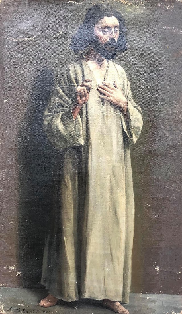 Antonio Marijua Esquivel Y Suarez De Urbina (1806-1857): Artista: Antonio Maria ESQUIVEL Y SUAREZ DE URBINA (1806-1857).Size: 61 x 37 cmHe was born in Seville in 1806. From a noble family, he was educated precariously when his father died as a hero of the B