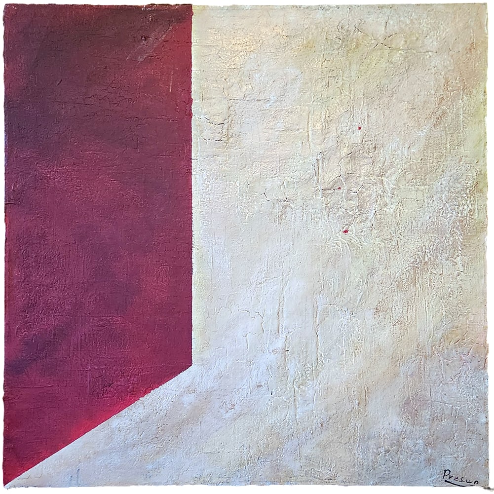 GREAT GEOMETRIC PAINTING LINCOLN PRESNO: GREAT GEOMETRIC PAINTING LINCOLN PRESNOGreat Geometric Painting Lincoln Presnomeasures; 91cm (36 in ) x 91 cm (36 in)depth: 7cm (2.5 in ) Art Artwork Artist.