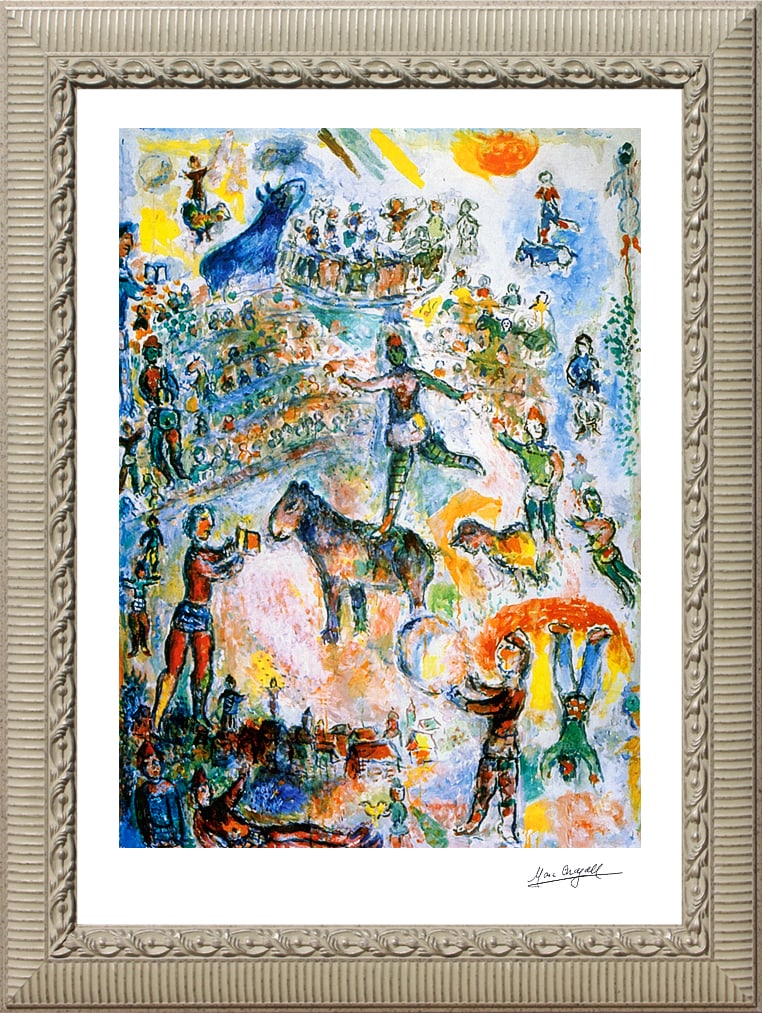 Marc Chagall (Russian-French 1887-1985) Marc Chagall Great Circus II Lithograph (1 of 1)