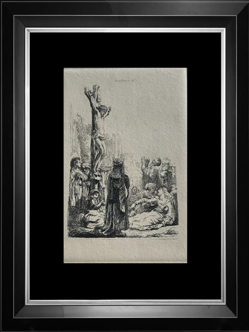 Rembrandt (Dutch, 1606-1669) Etching. Rembrandt restored by Amand Durand.. Certificate of (1 of 1)