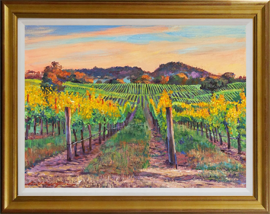 David Lloyd Glover (American 1949) Original Mixed Media Painting on canvas by David Lloyd Glover: Original Mixed Media Painting on canvas by David Lloyd Glover 18 x 24 inches image size. Custom framed. Includes certificate. Hand signed by the artist. One-of-a-kind original. This work was purchased