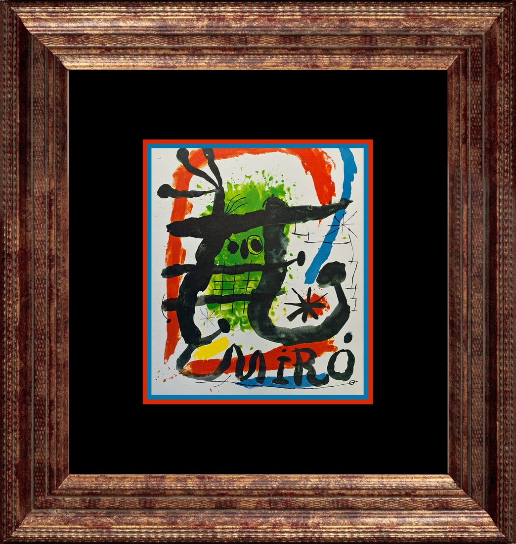 Joan Miro (Spanish 1893-1983) Lithograph 1972 Paris (1 of 1)