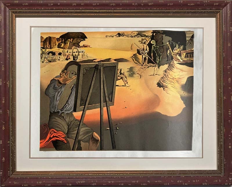Salvador Dali (Spanish 1904-1989) Limited Edition Lithograph Impressions of Africa: Salvador Dali (Spanish 1904-1989) Impressions of Africa Limited Edition Lithograph Salvador Dali (Spanish 1904-1989) plate signed and numbered by Dali. Custom framed. Includes certificate. Approx size