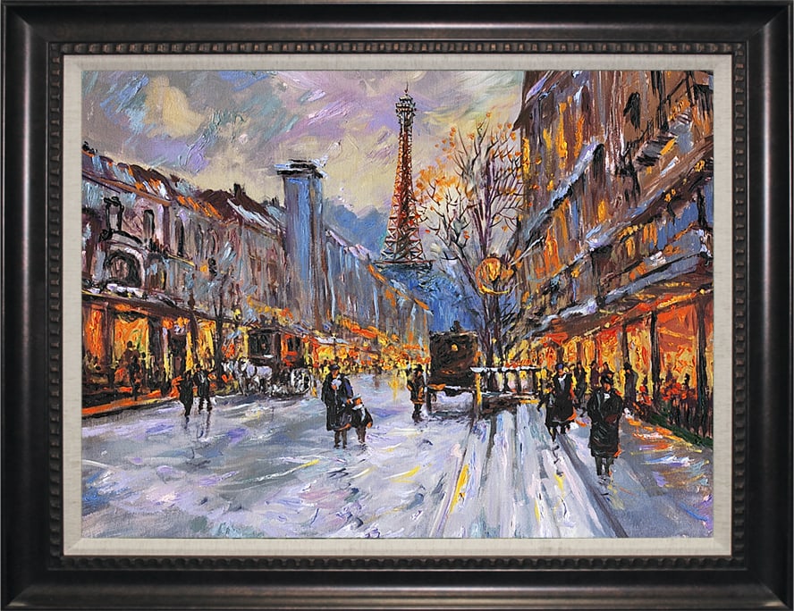 Michael Schofield (American 1947) Limited Edition Hand Embellished Painting canvas Michael Schofield (1 of 1)