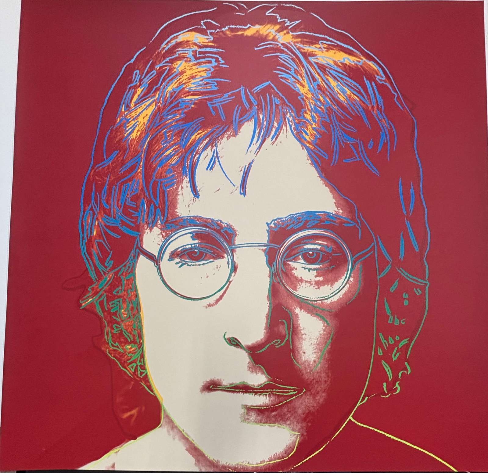 Andy Warhol (American 1928-1987) Andy Warhol Serigraph John Lennon (1 of 1)