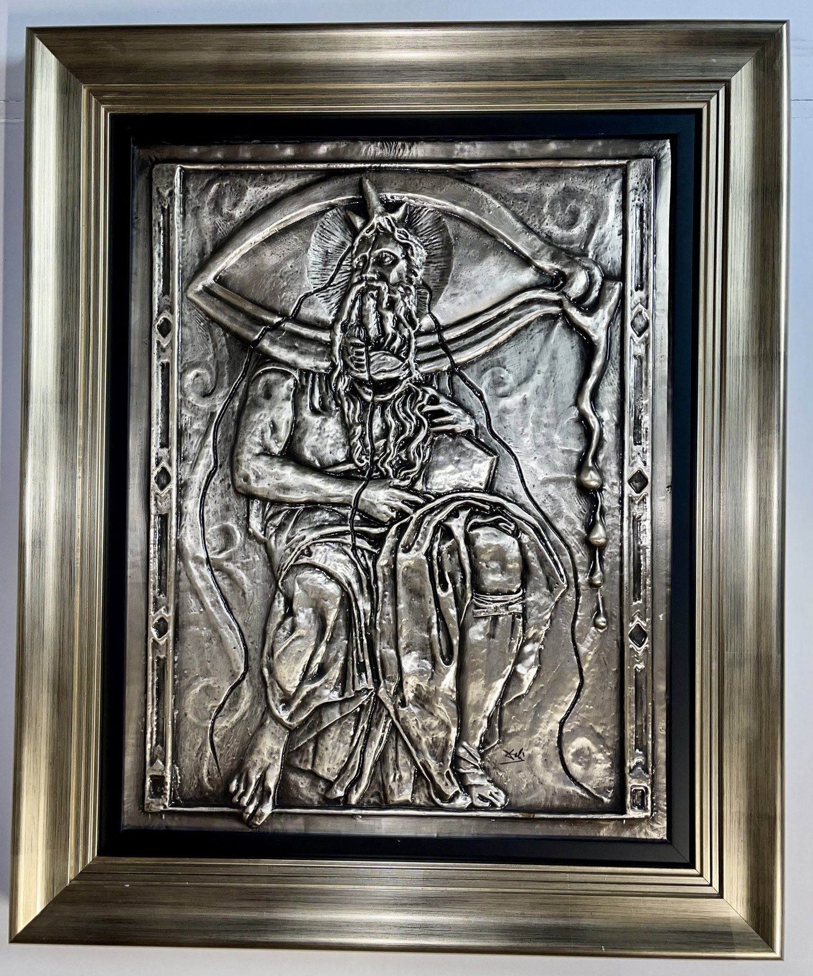 Salvador Dali (Spanish 1904-1989) Bas Relief Sculpture Moses and Monotheism. 1975 (1 of 1)