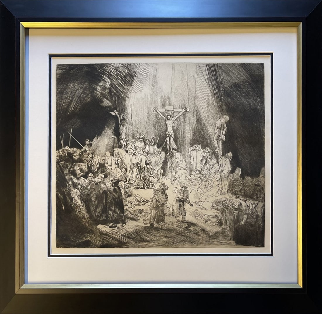 Rembrandt (Dutch, 1606-1669) Etching from the original copper plates created by Amand Durand Christ (1 of 1)