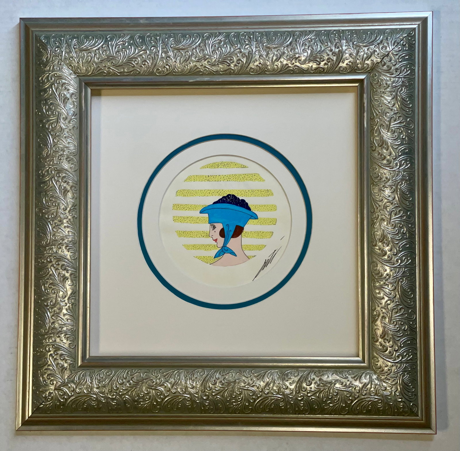 Erte (Russian-French-1892-1990) Original Gouache on paper Hand signed by the artist (1 of 1)