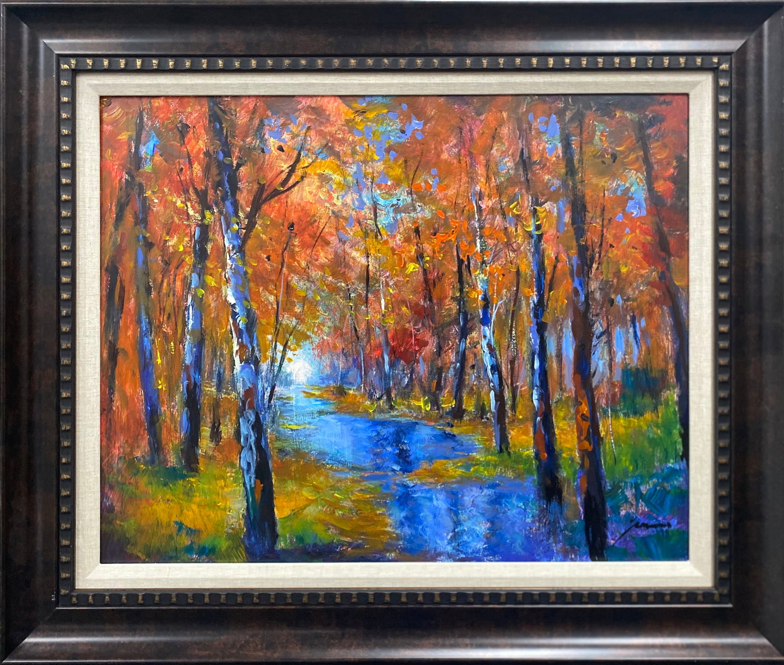 Michael Schofield (American 1947) Original Mixed Media Painting on canvas Michael Schofield: Michael Schofield (American 1947) Original Mixed Media Painting on canvas. Approx 30x24 image size in inches. Hand signed by the artist. Custom framed. Includes Certificate of Authenticity. One of a k