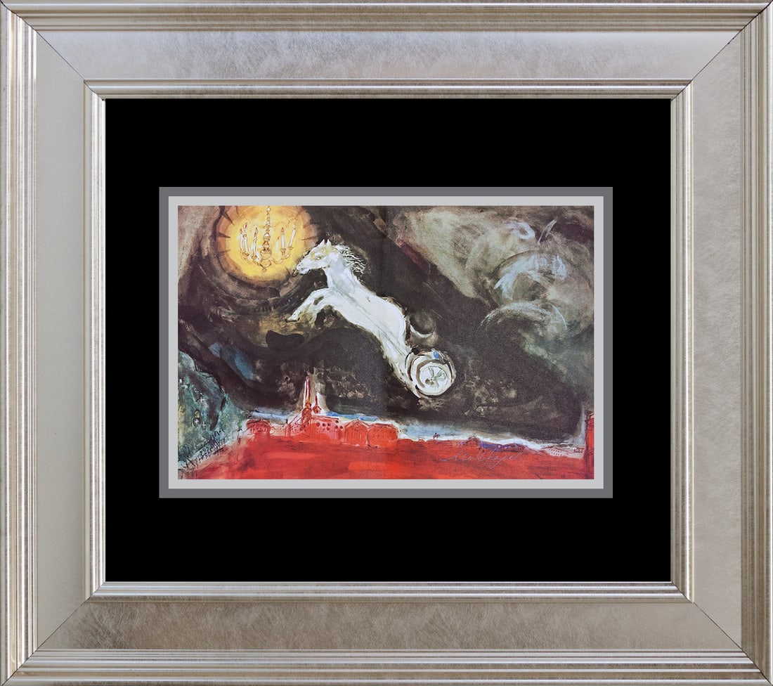 Marc Chagall (Russian-French 1887-1985) Hand signed Lithograph (1 of 1)