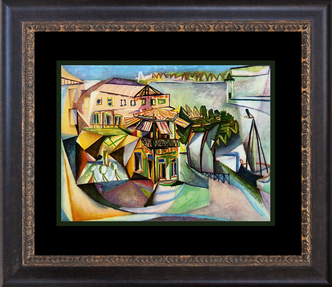Pablo Picasso (Spanish 1881-1973) Cafe in Royan Pablo Picasso Collection Domaine Limited Edition (1 of 1)