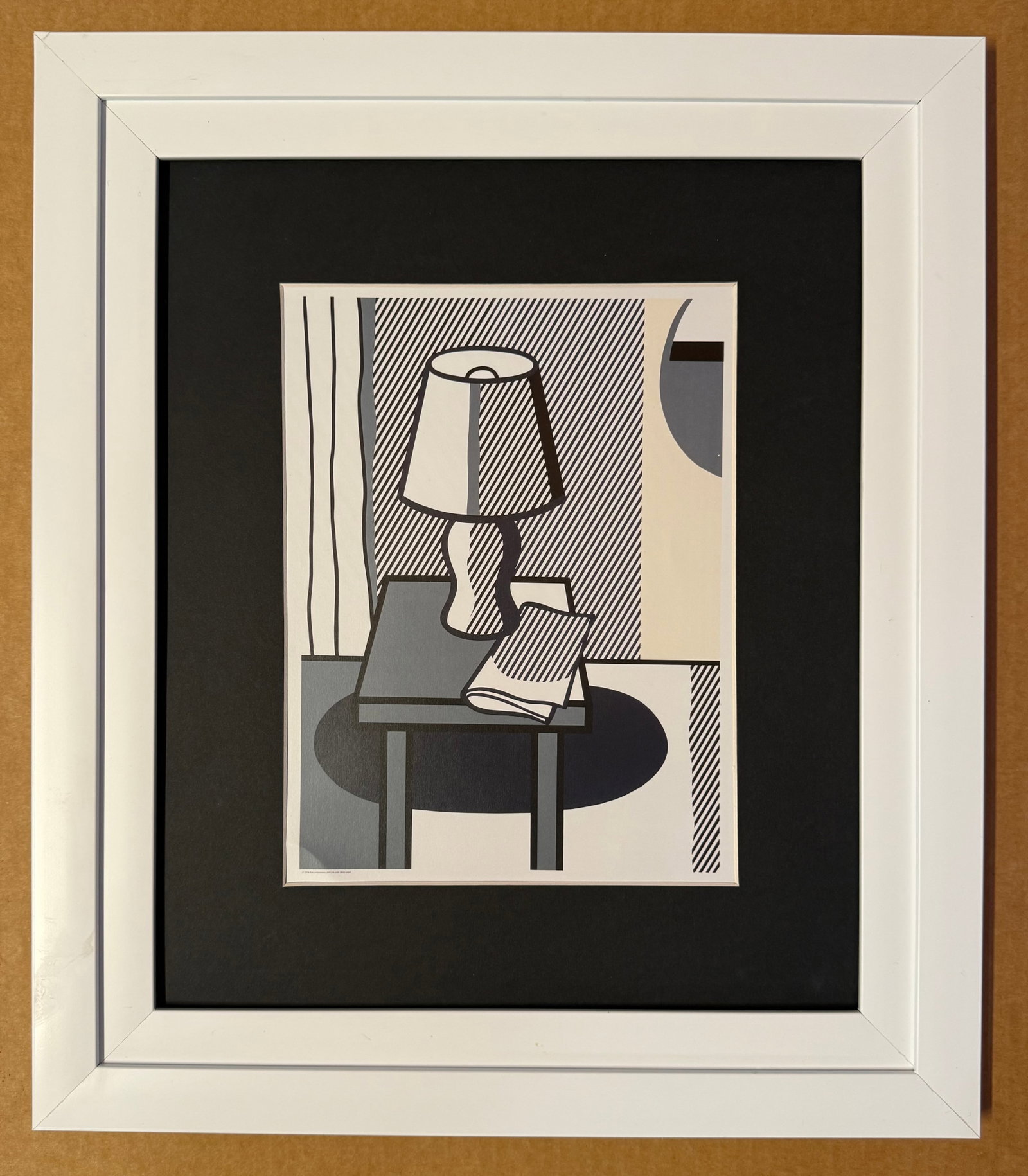 Roy Lichtenstein (American 1923-1994) color plate lithograph from 1994: Roy Lichtenstein Color Plate Lithograph from 1970. Approx 20x24 inches. Custom framed. Includes documentation. Art Artwork Artist.