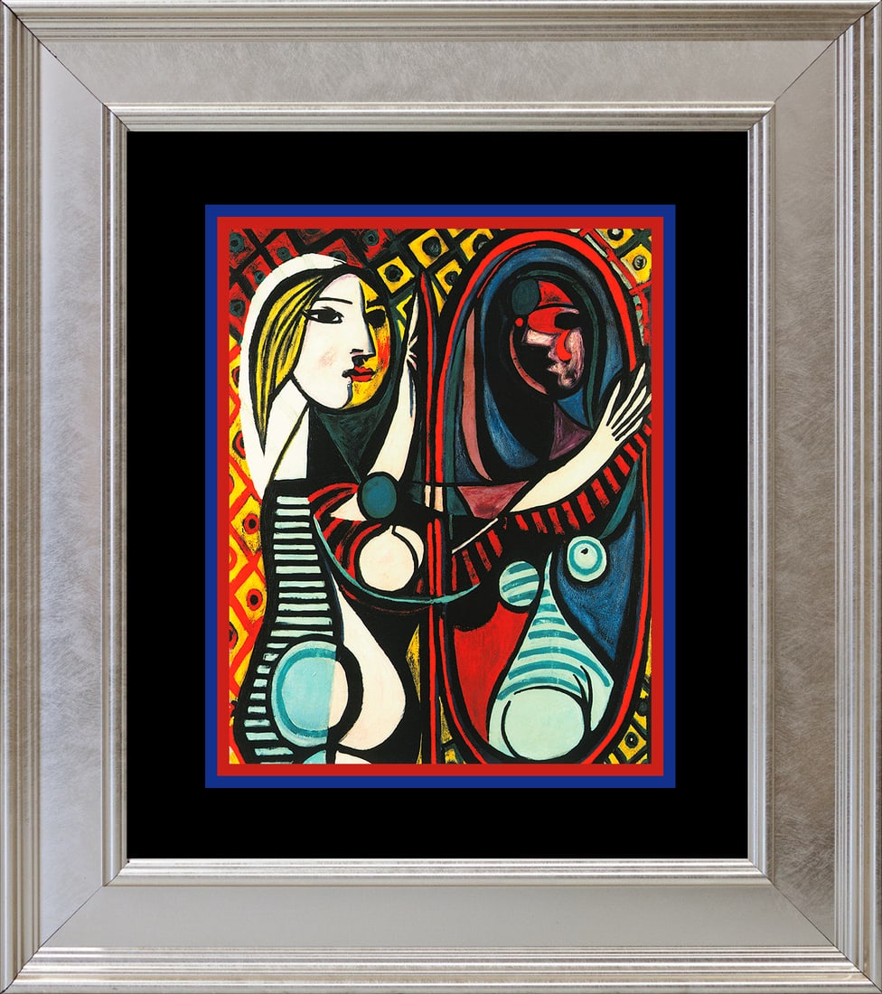 Pablo Picasso (Spanish 1881-1973) Girl Before the Mirror Pablo Picasso Collection Domaine Limited: Pablo Picasso (Spanish 1881-1973) Girl Before the Mirror Pablo Picasso (Spanish 1881-1973) Collection Domaine Limited Edition Pablo Picasso Girl Before the Mirror Collection Domaine. The signature is 