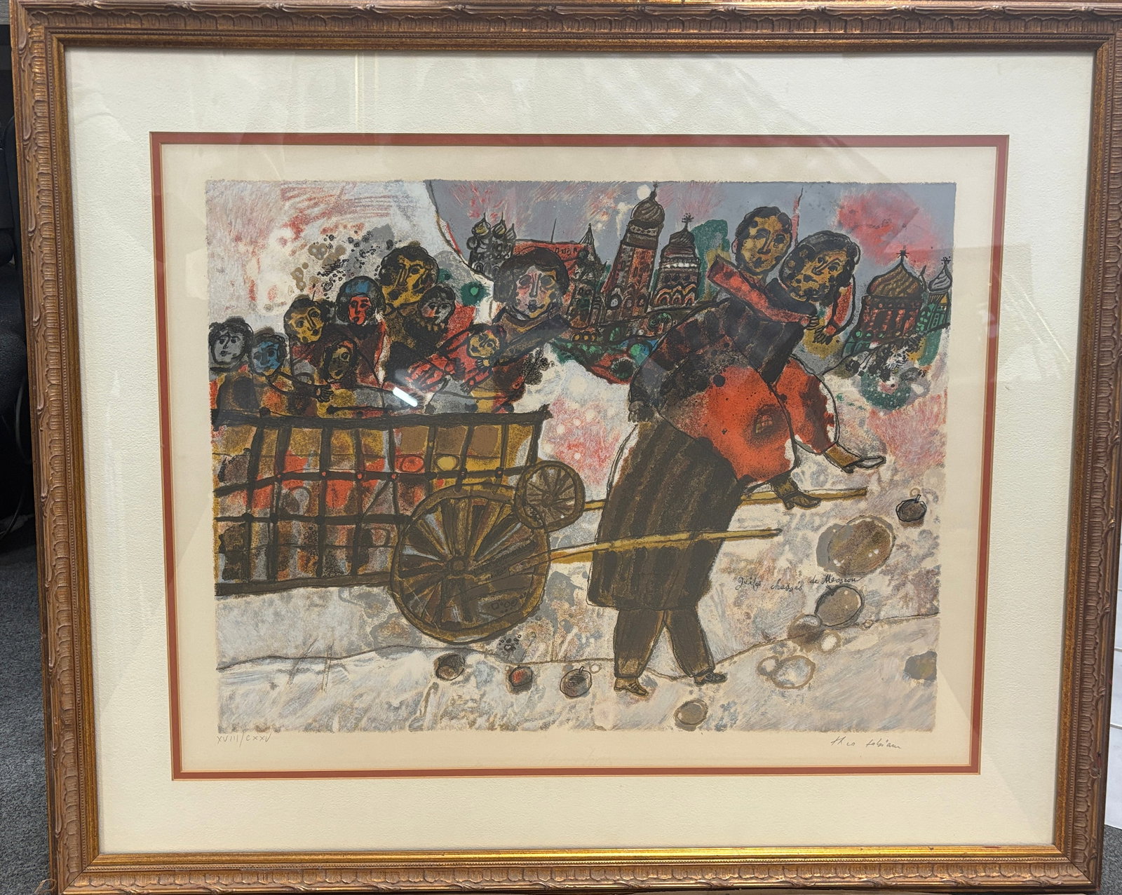 Theo Tobiasse Original Lithograph (1 of 1)
