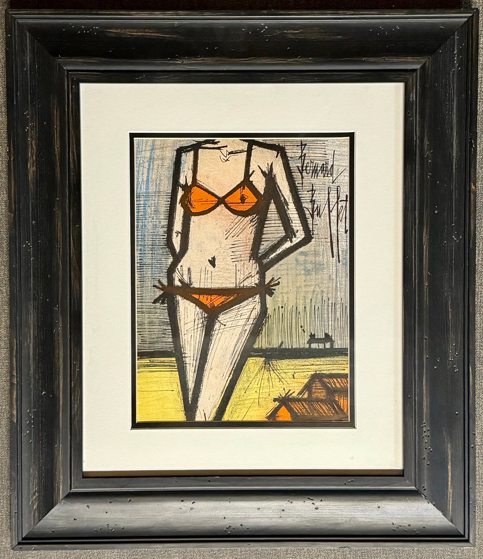 Bernard Buffet (1928-1999) Color Plate Lithograph after Buffet from 1977 (1 of 1)