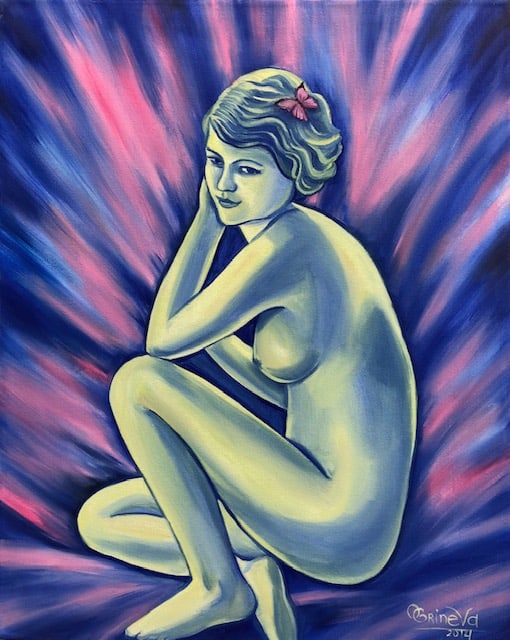 Grineva Original oil painting on canvas.