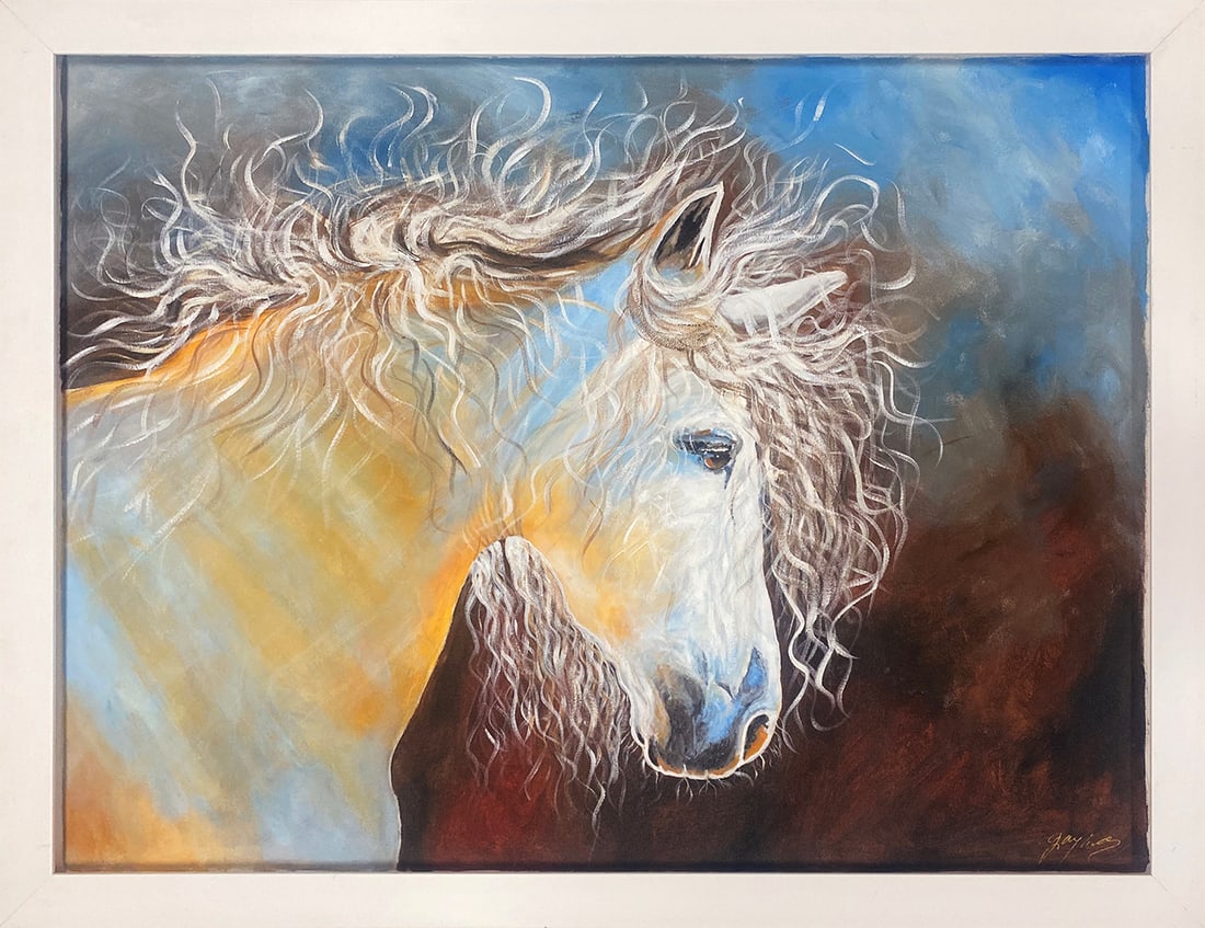 Gaylord Soli (American 1939) Original Painting on canvas by Gaylord Soli: Gaylord Soli (American 1939) Original oil painting on canvas Hand signed by the artist One of a kind original by Gaylord Soli Approx 40x30 inches Custom framed This work was purchased directly from th