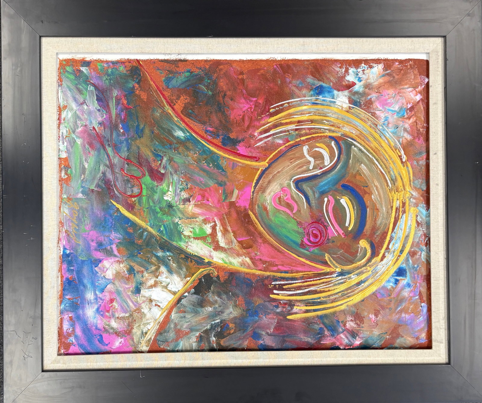 Gaylord Soli (American 1939) Original Painting on canvas by Gaylord Soli