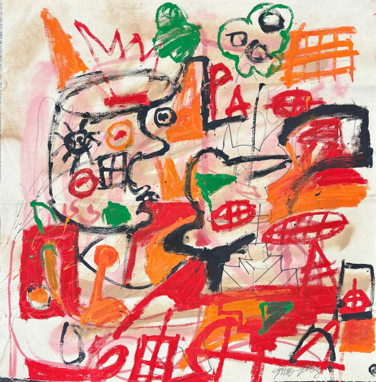 Gino Perez (Mexican-American 1977) Original Painting on canvas by Gino Perez