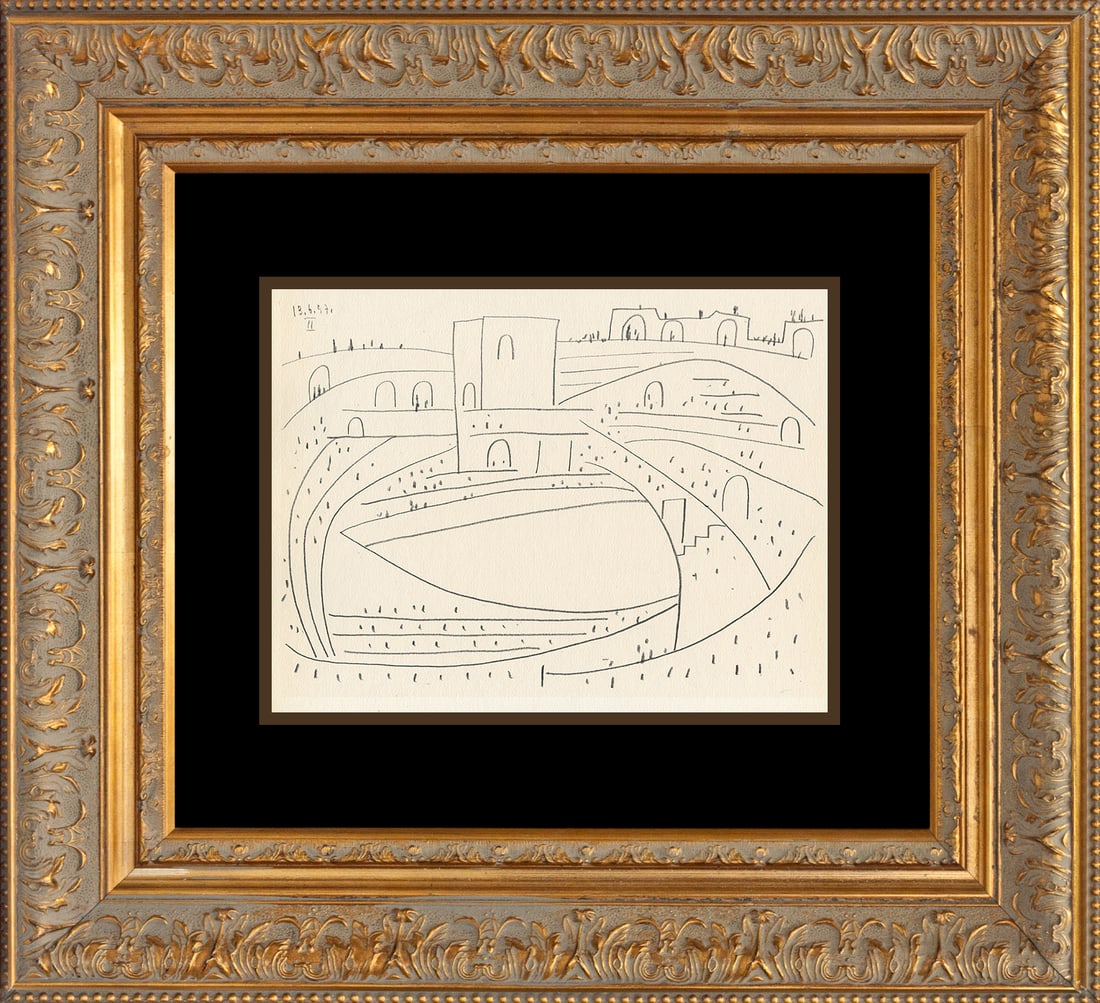 Pablo Picasso (Spanish 1881-1973) Lithograph 1969: Pablo Picasso (Spanish 1881-1973) Lithograph 19691969 Pablo Picasso. Approx 24x20 inches. Includes documentation Professionally framed. Art Artwork Artist.