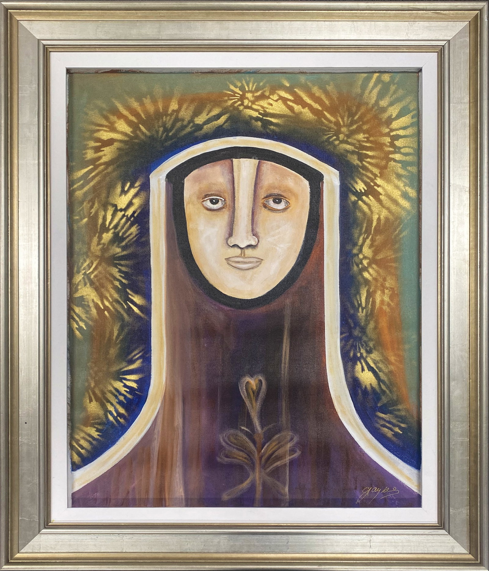 Gaylord Soli (American 1939) Original Painting on canvas: Gaylord Soli (American 1939) Original oil painting on canvas One of a kind original. Hand signed by the artist. 24 x 30 inches approx image size Includes certificate of authenticity. Custom framed Thi