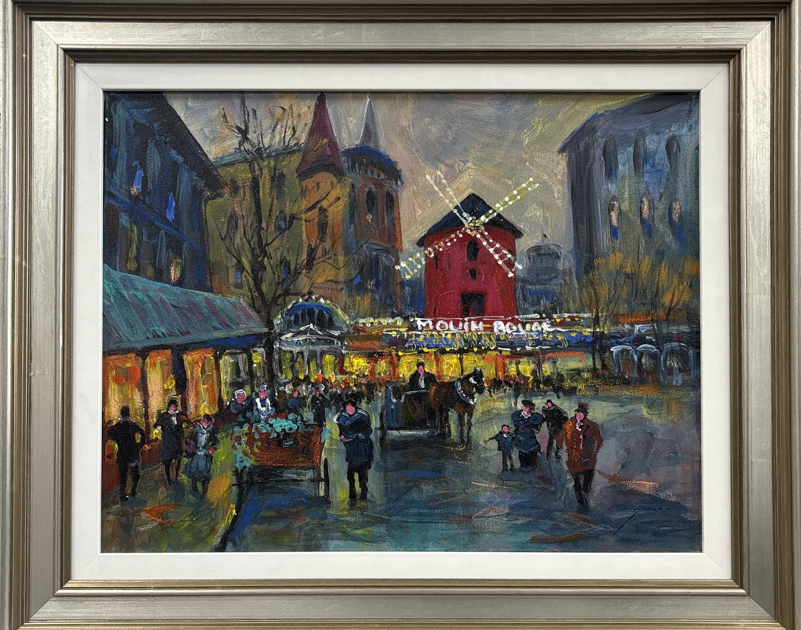 Michael Schofield (American 1947) Original Painting on canvas by Michael Schofield: by Michael Schofield (American 1947) Original Painting on canvas Hand signed by the artist. Approx 24 x 18 image size inches. One of a kind original. Includes certificate Custom framed. Art Artwork Ar