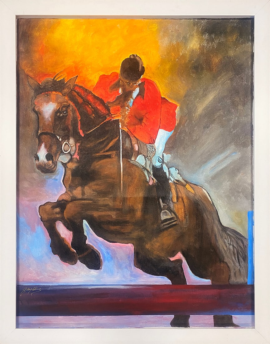 Gaylord Soli (American 1939) Original Painting on canvas by Gaylord Soli: Gaylord Soli (American 1939) Original oil painting on canvas Hand signed by the artist One of a kind original by Gaylord Soli Approx 40x30 inches Custom framed This work was purchased directly from th