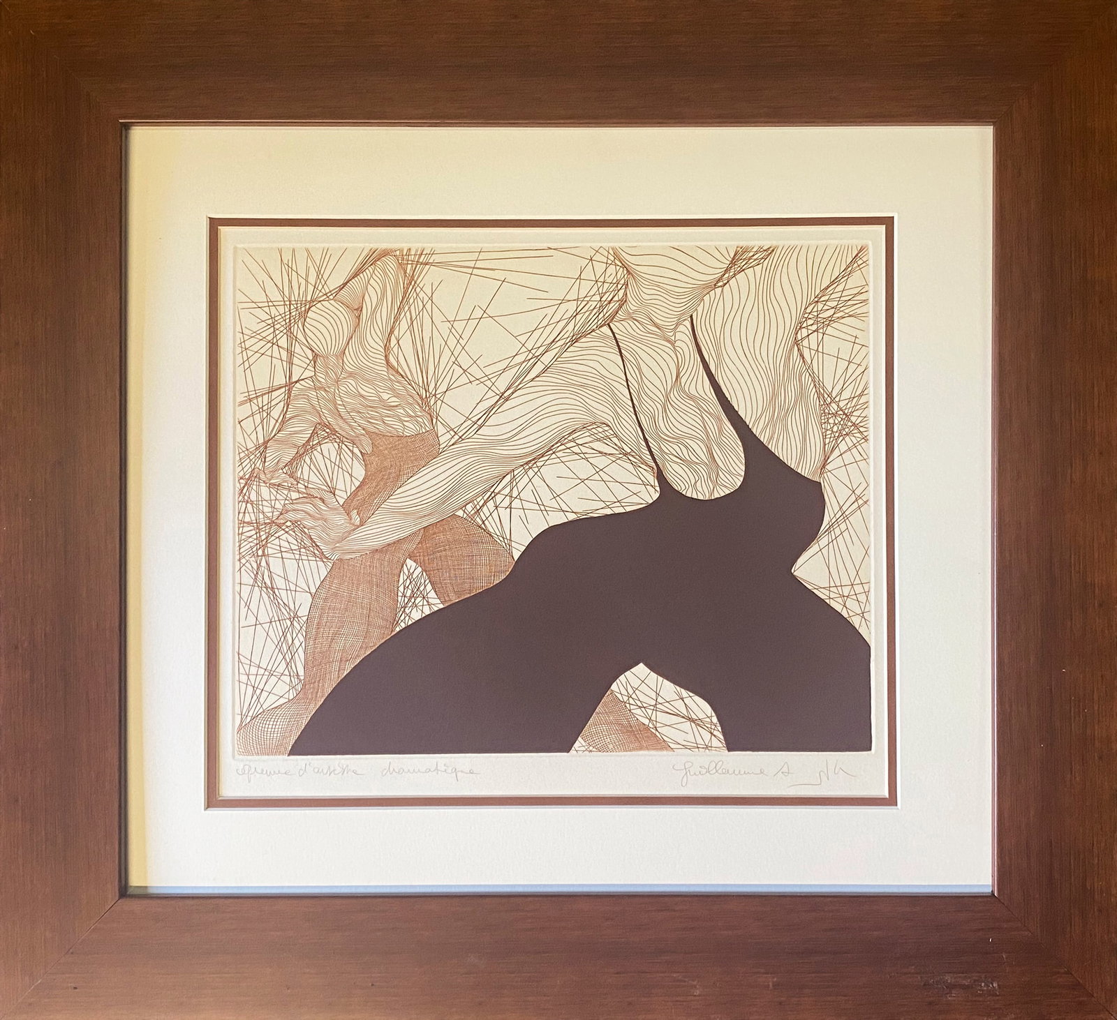 Guillaume Azoulay (French 1949) Original Etching Limited Edition (1 of 1)