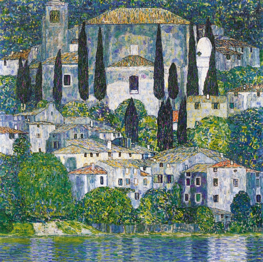 Gustav Klimt (Austrian 1862-1918) Limited Edition painting on canvas framed after Klimt: Gustav Klimt (Austrian 1862-1918) limited edition on canvas. after Klimt. The signature is in the plate. Approx size is 32 x 32 Image. Custom framed. Includes Certificate of Authenticity. Art Artwork 