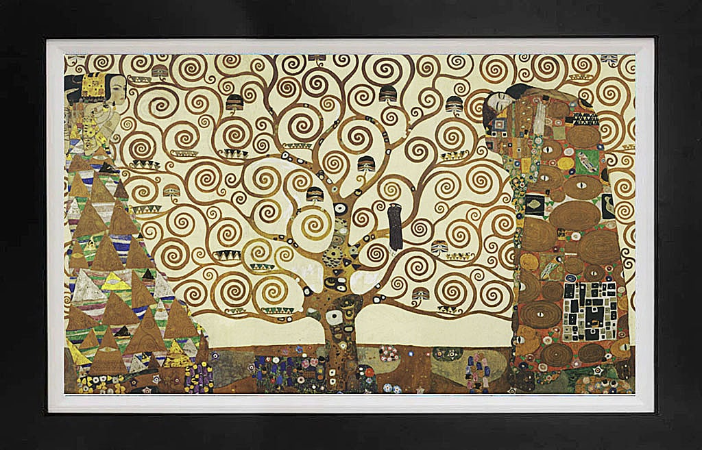 Gustav Klimt (Austrian 1862-1918) Hand Embellished Painting on canvas Limited Edition.: Gustav Klimt (Austrian 1862-1918) Hand Embellished Painting on canvas Limited Edition.Gustav Klimt Hand Embellished Painting oil painting on canvas Limited Edition. Gustav Klimt on canvas after Klimt 
