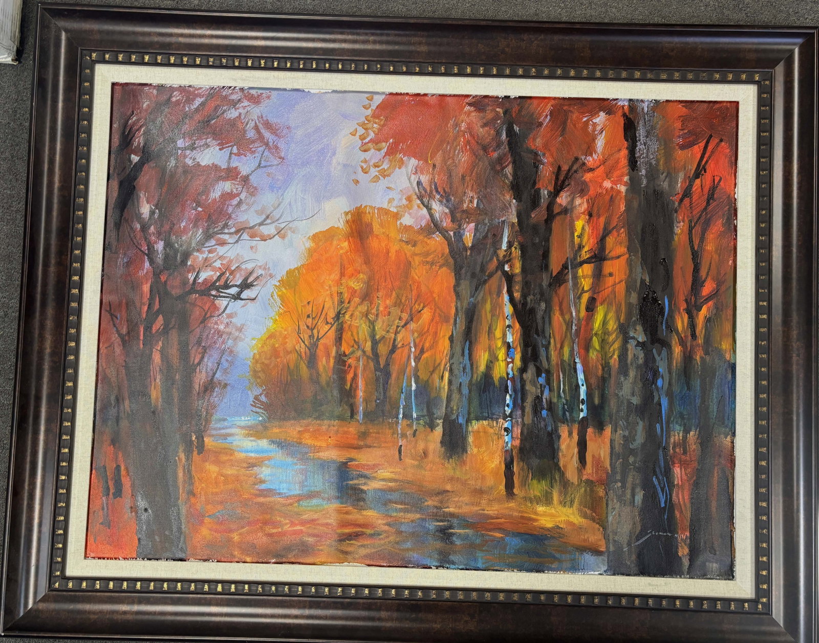 Michael Schofield (American 1947) Original on canvas Landscape painting: Michael Schofield (American 1947) Original oil on on canvas 40x30 inches One of a kind original. Hand signed by the artist. Custom framed and certificate of authenticity Art Artwork Artist.