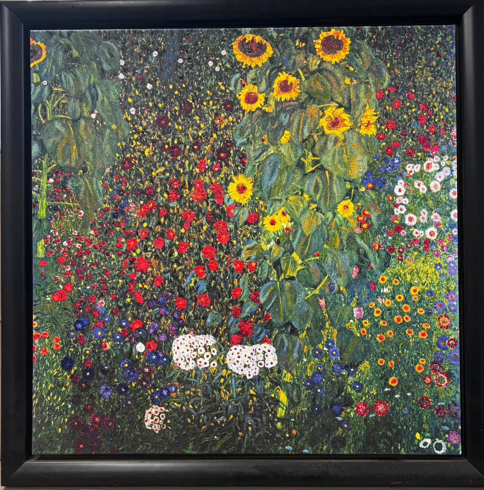 Gustav Klimt (Austrian 1862-1918) Hand Embellished Painting on canvas Limited Edition. (1 of 1)